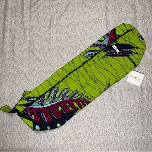 Handmade African Yoga Bag Dutch Wax Cloth Green Tropical Design Unisex NWT